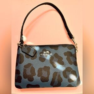 Coach Women’s Wristlet Animal Print Wristlet Coin Purse